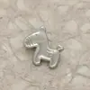 Botões Metálicos de Pônei Fofo para Blusas Femininas, Cardigãs de Tricô, Botões Pequenos de 12mm para Camisas Infantis, Roupas e Jaquetas