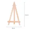 Mini trípode de marco de madera caballete de madera caballete para niños soporte de exhibición multtamaño exhibición de productos para niños pequeños creativo
