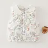 Chaleco de Bebé para Principios de Otoño Chaleco Acolchado de Primavera y Otoño para Bebé Chaleco para Niños Niña Clip de Pony Otoño e Invierno para Recién Nacidos