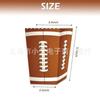 Rugby fútbol americano béisbol baloncesto niño cumpleaños pelota caja de flor de arroz caja de papas fritas suministros para fiestas decoraciones