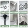 Fregadero Espesado de Acero Inoxidable con Plataformas Únicas, Dobles o Triples para Uso Doméstico y Comercial, Adecuado para Lavar Platos y Manos, y para Desinfección