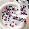 Halloween Mixto Decoraciones de Dibujos Animados para Arte de Uñas 3D Estilo Oscuro Fantasma Sombrero de Bruja Resina DIY Accesorios de Uñas Portátiles