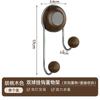 Gancho de Ventosa para Cocina Estante para Toallas de Baño Sin Taladro Acero Inoxidable Madera Grano Estante de Almacenamiento para Toallas