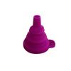 Em Estoque Funil de Silicone Calibre 0,9 Telescópico Portátil Dobrável Funil de Óleo Silicone de Grau Alimentício
