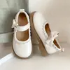 Zapatos pequeños de piel para niña, zapatos para niños, nueva colección primavera/otoño 2026, zapatos de princesa de suela blanda para niñas, zapatos de piel elegantes, zapatos para bebé