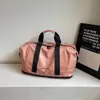 Nova Bolsa de Fitness Yoga Roxo Pérola com Separação Seco-Molhado para Meninas, Bolsa de Bagagem para Viagem Curta ao Ar Livre para Casais