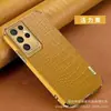 Adequado para capa de celular real me c55 adequado para millet 13llite banhado capa com padrão de pele de crocodilo all-inclusive com pulseira de pulso