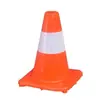 Cones de Tráfego Refletivos de PVC com Anéis de Levantamento, Cones de Tráfego de Rodovia, Cones de Tráfego Vermelhos de 70cm