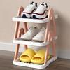 Zapatero sencillo para el hogar, artefacto de almacenamiento para la puerta, nuevo zapatero de interior, multicapa, ahorrador de espacio, pequeño y estrecho.