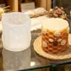 Molde de silicona para vela de panal de abeja cilíndrico, difusor de yeso, adorno decorativo, molde para jabón y molde antiestrés
