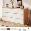 Cômoda estilo chinês, armário de cinco gavetas para quarto, armário de armazenamento com gavetas de parede, armário de armazenamento ao lado da cama para sala de estar, armário de armazenamento retrô para casa