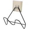 Estante de almacenamiento para tapas de ollas multiusos de hierro Estante de almacenamiento para tablas de cortar de cocina Estante para tapas de ollas montado en la pared sin perforaciones Estante para pantuflas