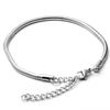 Pulsera de Acero Titanio para TikTok Pulsera de Cadena Hueso de Serpiente Suave de Acero Inoxidable Accesorios de Moda para Pareja Cadena de Cuentas para Llevar