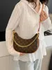 Bolsa da lua tendência de design nicho estilo coreano nova primavera 2026 moda vintage corrente ombro transversal axila