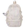 2024 Primavera e Verão Schoolbag Mulheres Popular Nova Mochila All-match Alunos da Escola Primária Nicho Lazer Alunos do Ensino Médio Campus Mochila