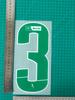 Vestido de Adulto Super Verde Portugués A Estampado de Letras con Número de Jersey Número Transferencia Térmica Mapa Jersey Suministros para Jersey