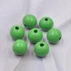 Acessórios para Joias DIY 16mm Contas de Madeira Coloridas Contas Soltas Decoração de Casa Acessórios para Miçangas de Madeira Contas Redondas