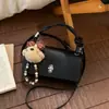 Bolso Pequeño Simple con Patrón de Lichi para Mujer 2026 Nuevo Estilo Bolso de Mano Tipo Almohada Bolso Cruzado Texturizado para Hombro de Principios de Primavera