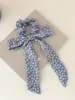 Diadema de Lunares Fresca con Lazo para Mujer, Goma Elástica para el Cabello, Scrunchie, Elegante Accesorio para Cola de Caballo Baja