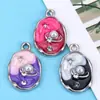 Nuevo Colgante de Perla Estrella Cósmica Creativo Personalizado Más Vendido Colgante Individual Material de Accesorios DIY Aleación con Goteo de Aceite Al Por Mayor