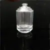 Botella de Perfume Cilíndrica 50ml Botella de Perfume de Vidrio Spray Botella de Perfume Vacía Transparente Botella de Perfume de Cristal