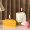 Molde de Silicona para Velas de Aromaterapia, Jabón, Postre, Joyería, Adornos, Cuadrado, Redondo, Triángulo de Queso para Ropa, Estéreo DIY