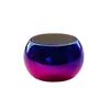 Altavoz Bluetooth de Doble Color con Ranura para Tarjeta, Mini Subwoofer Metálico Portátil, Mini Altavoz Bluetooth para Exteriores