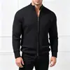 Nuevo cárdigan casual para hombre con cuello mao, nuevo cárdigan de moda, tejido de talla grande, ropa exterior para hombre, 2026