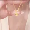 Collar de Hazte Rico Inmediatamente, Collar de Hielo Triturado, Collar Clavícula con Borla de Éxito Instantáneo, Colgante Estilo Chino con Patrón Auspicioso