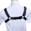 Cinto Masculino de Couro com Tira Estilo Gótico Transfronteiriço Tendência Masculina Versátil Moda Punk Cinto de Couro para o Peito Estilo Europeu e Americano