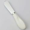 Binfen Juego de Cuchillo y Tenedor de Acero Inoxidable con Mango de Cerámica para el Hogar Color Crema Estilo Moderno Europeo y Americano Vajilla Temática