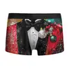 Serie de Shorts, Transpirables, Alta Elasticidad, Calzoncillos Bóxer para Hombre con Estampado Personalizado