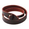 Pulsera de Cuero Simple Distintiva Europea y Americana Doble Círculo Envolvente Distintiva de Piel de Vaca Genuina Pulsera para Mujer Pulsera de Cuero Retro Desgastado para Mujer