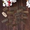 Placa de identificación eléctrica para muebles, puerta de madera, venta al por mayor, estampado destacado, marca registrada cóncava-convexa, equipo de cocina y baño, letrero con logotipo
