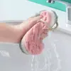 Fango Frotador para Baño Adulto Tres Colores Raspador de Espalda Fango Frotador para Baño Descontaminación Baño Hogareño Bola de Baño para Niños Esponja de Baño Universal