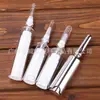 5ml/10ml Embalaje de ampolla australiana material plástico ampolla botella de esencia botella de crema para ojos al vacío por presión botella de aguja