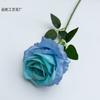 Flor de rosa única arranjo de flores de casamento paisagismo decoração de interiores flor artificial flor de comércio exterior atacado