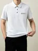 Camisa de Nylon de Alta Elasticidad para Hombre con Cuello de Solapa, Camisa Polo de Manga Corta, Bordado y Estampado Personalizado de Empresa, Camiseta de Trabajo