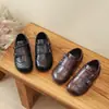 Mocasines de Moda 2026 Primavera y Otoño Nuevo Estilo Coreano Transpirables Zapatos Pequeños de Cuero para Niñas Zapatos Pequeños de Cuero Estilo Británico para Niños