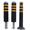 Columnas de Advertencia Elásticas, Columnas Elásticas, Postes de Aislamiento Reflectantes para Seguridad Vial, Columnas Flexibles Anticolisión Empotradas en Cemento, Especiales para Absorción de Impactos