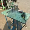 Agujero de Corte Caliente con Temperatura Ajustable Operado con el Pie, Posicionamiento Caliente, Protector de Brazo con Manga Bordada de Seda de Hielo para Protección Solar, Equipo Mecánico