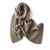 Novo Cachecol de Cashmere Feminino para Outono e Inverno, Xale Macio e Sedoso, Versátil de Uso Duplo Unissex, Cachecol de Tricô de Cashmere