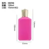 Botella de Vidrio para Perfume Aterciopelada, Botella Vacía Transparente de 100 ml, Procesamiento Personalizado, Botella Dispensadora de Muestras de Perfume, Tapa de Perfume Aterciopelada