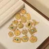 Ventas Directas de Fábrica Personalizados OEM/ODM Pendientes Exagerados Pendientes de Acero Inoxidable de Gama Alta Accesorios para Collares de Acero de Titanio Europeos y Americanos