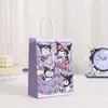 Saco de Embalagem para Presente Temático Sanrio Desenho Animado Saco de Papel Kraft Kuromi Melody Cinnamoroll Pochacco Festa