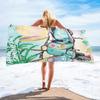 Toalla de Playa con Estampado Digital Más Vendida de Amazon Toalla de Playa Absorbente para la Costa de Microfibra Estampada Transfronteriza Venta al por Mayor