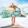 Em estoque Daifa Transfronteiriça Nova Toalha de Banho de Microfibra para Praia Toalha Estampada Praia Natação Férias Toalha de Banho Absorvente
