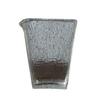 Vaso de Justicia de Vidrio con Patrón Martillado Estilo Japonés Cuadrado Vaso Público Transparente Resistente al Calor Taza de Té Hogar Personal Juego de Té Kung Fu