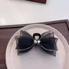 Scrunchie de Renda com Laço e Strass, Novo e Moderno, Prendedor de Cabelo, Acessório de Cabelo Feminino Fofo Estilo Coreano e Japonês, Boutique
