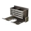 Estante de almacenamiento para secador de pelo, sin perforaciones, para inodoro, montado en la pared, soporte para secador de baño, artefacto de almacenamiento